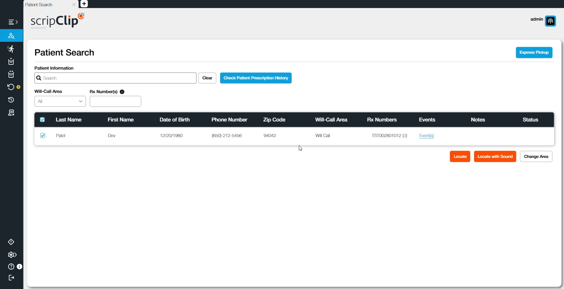scripClip - Locate Single Package